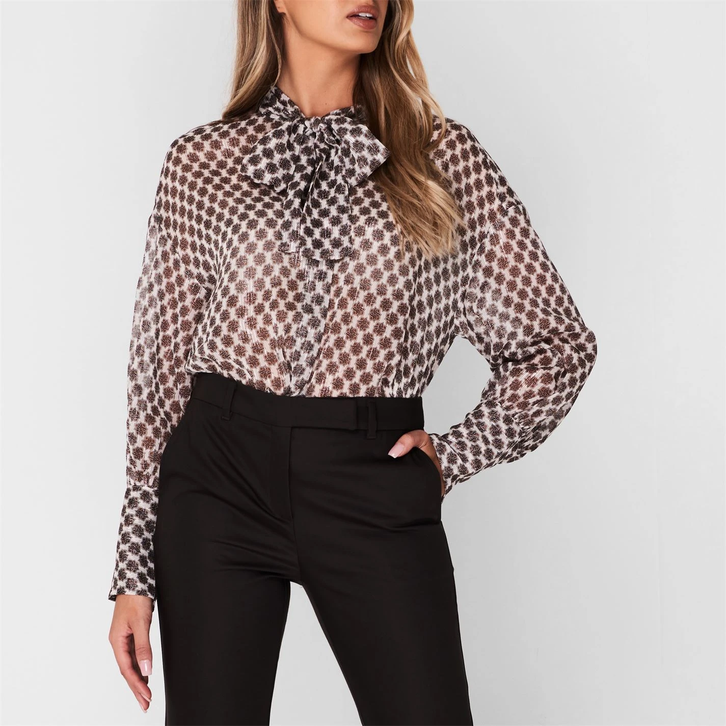 Emme Amburgo Pussy Bow Blouse Emme Amburgo Pussy Bow Blouse -Cheap Estee Lauder Store