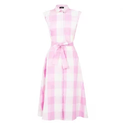 Emme Tunisi Checked Dress