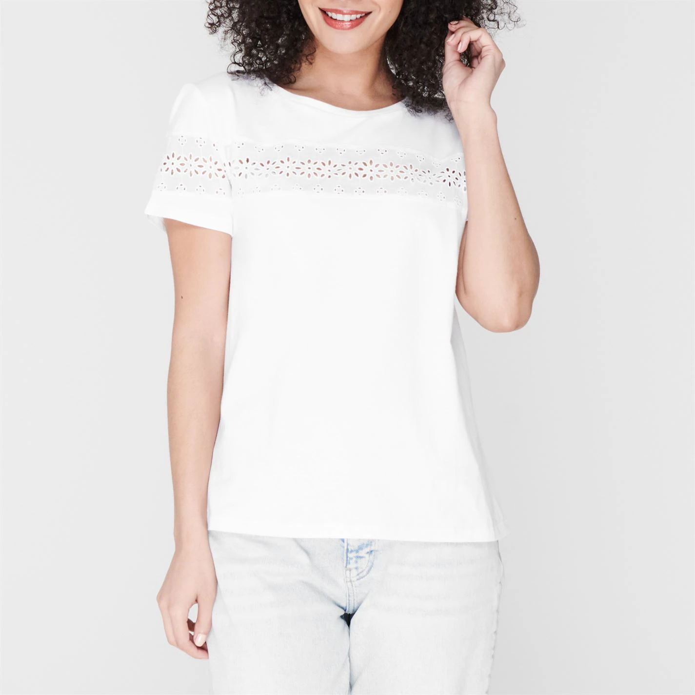 Emme Cannes Crochet T Shirt Emme Cannes Crochet T Shirt -Cheap Estee Lauder Store