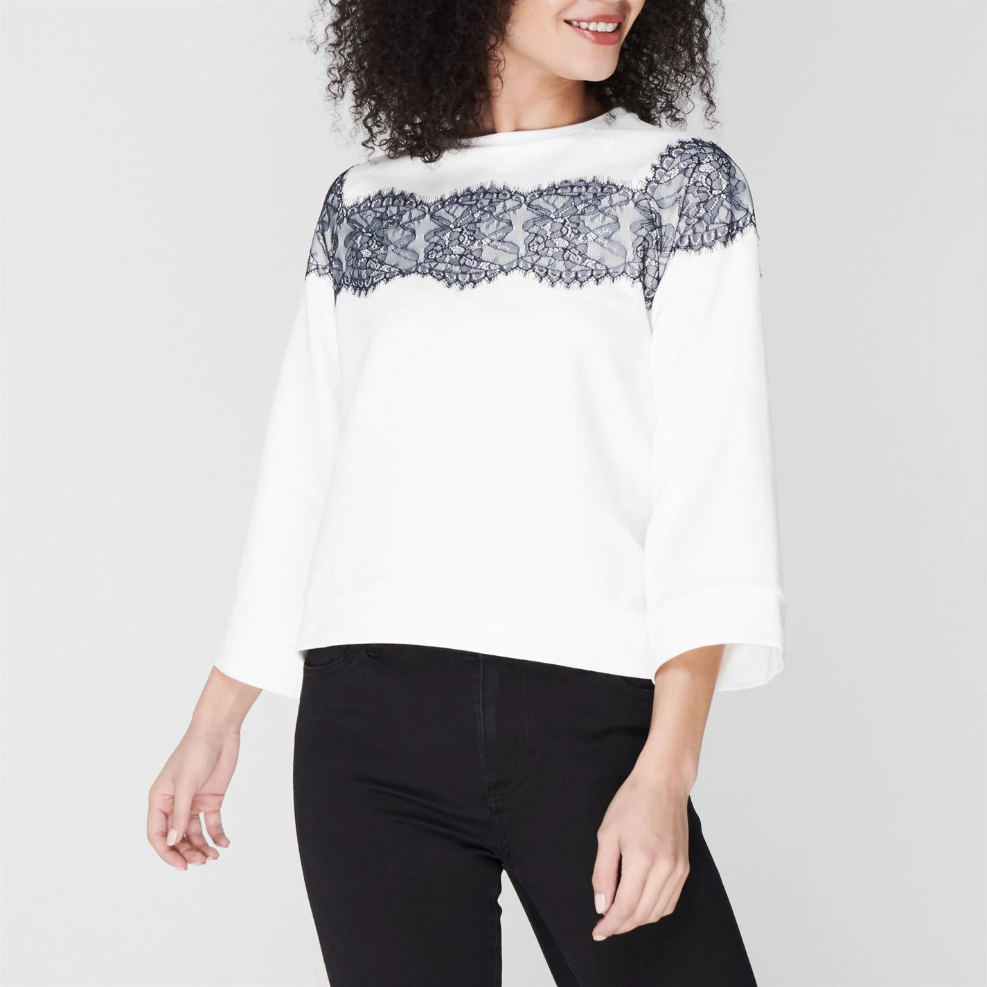 Emme Iames three quarterCrop Jumper Emme Iames three quarterCrop Jumper -Cheap Estee Lauder Store