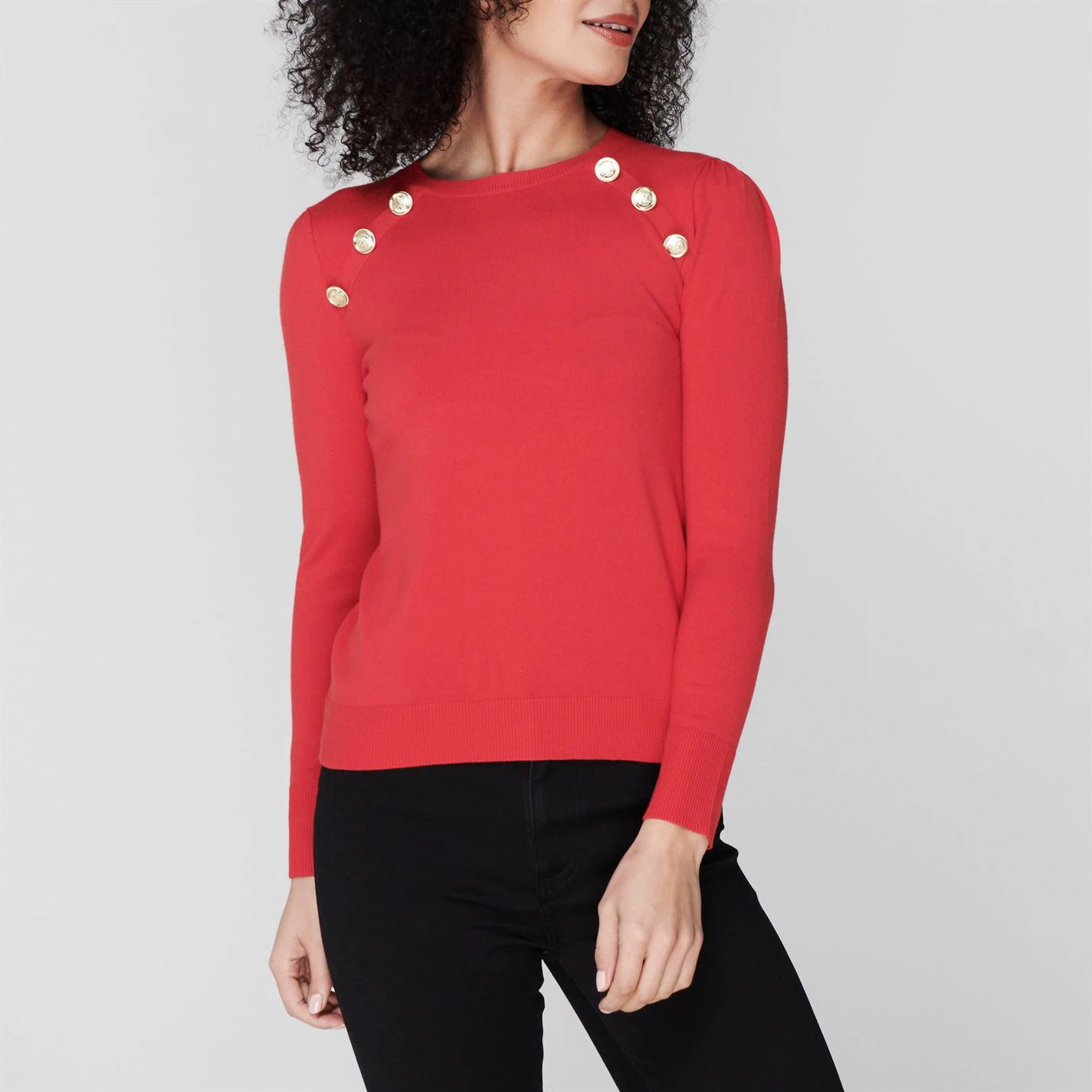 Emme Vetro Button Knit Jumper 2 Emme Vetro Button Knit Jumper - Image 2