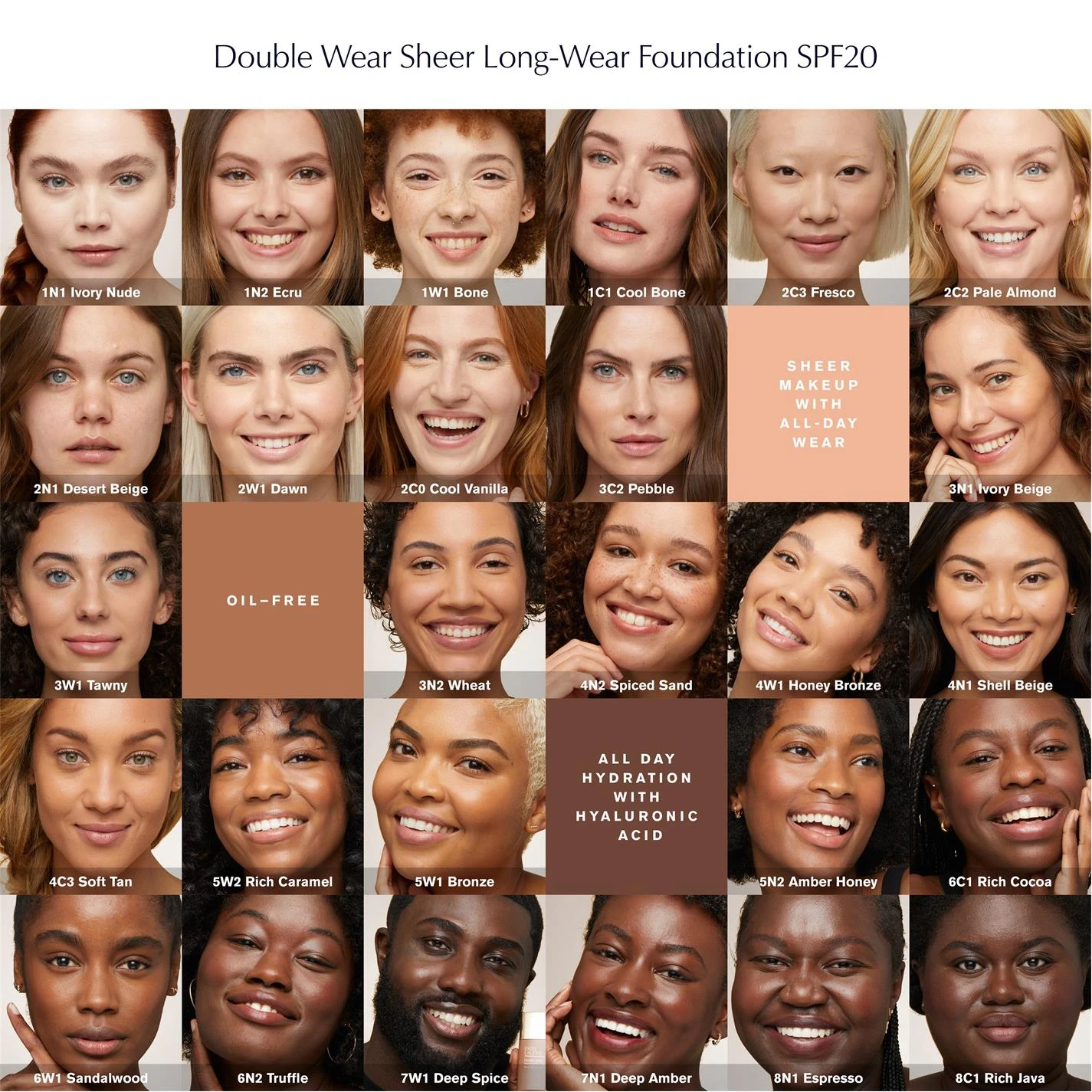 Estee Lauder Double Wear Sheer Long-Wear Foundation SPF20 30ml Estee Lauder Double Wear Sheer Long-Wear Foundation SPF20 30ml -Cheap Estee Lauder Store